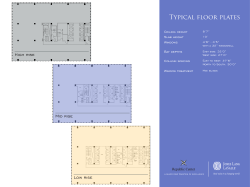 Ceiling height Slab height Windows Bay depths