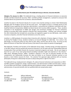 Jonathan Barnes joins The Galbreath Group as Director, Executive