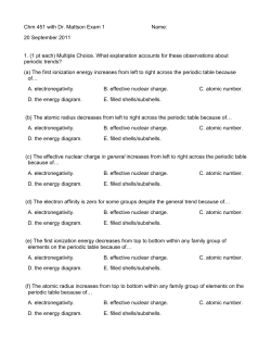 Exam 1, Fall 2011 - Mattson Creighton