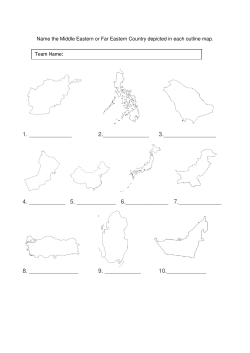 Name the Middle Eastern or Far Eastern Country