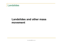 Landslides