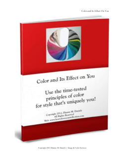 Color and It`s Effect On You - The DivaStyle Coach The DivaStyle