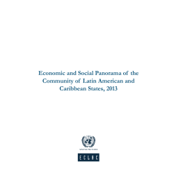 Economic and Social Panorama of the Community of Latin American