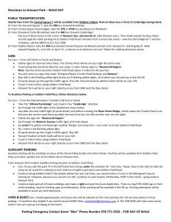 Directions to Artesani Park