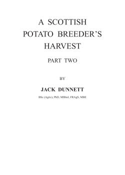 a scottish potato breeder`s harvest