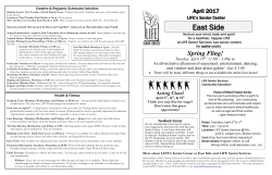 Spring Fling! - LIFE Senior Services
