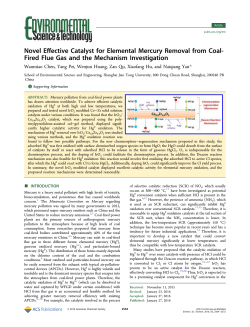 Novel Effective Catalyst for Elemental Mercury