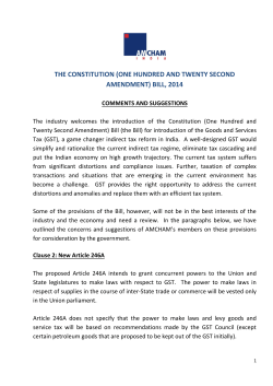 THE CONSTITUTION (ONE HUNDRED AND TWENTY SECOND