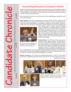 Accounting Educators Convene in Austin