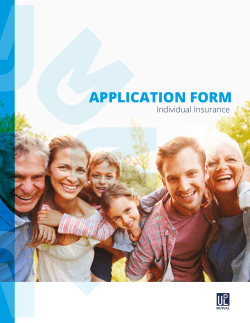 aPPlIcatION FORM