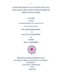 an efficient route to acylation using tfaa- h3po4 and