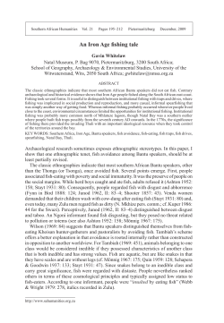 this PDF file - Southern African Humanities