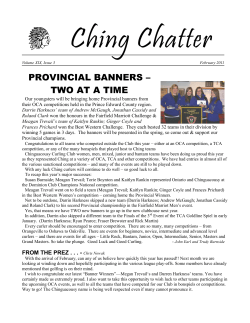 PROVINCIAL BANNERS – TWO AT A TIME