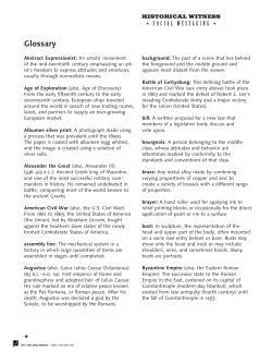 Glossary - The Getty