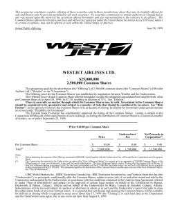 1999 Initial Public Offering Prospectus