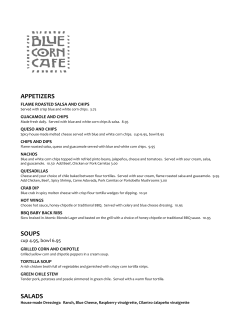 APPETIZERS SOUPS SALADS