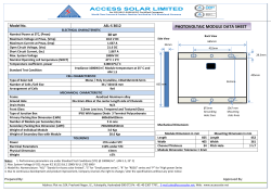 ASL-S30Wp - Access Solar