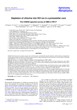Depletion of chlorine into HCl ice in a protostellar core
