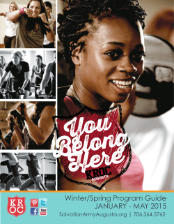 MAY 2015 - SalvationArmyAugusta.org