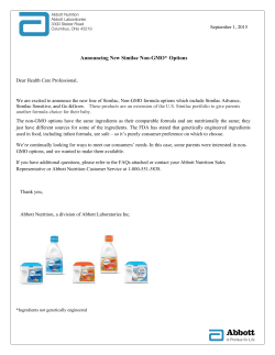 Announcing New Similac Non