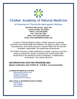 Chalker Academy of Natural Medicine