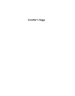 Grettir`s Saga - Icelandic Saga Database