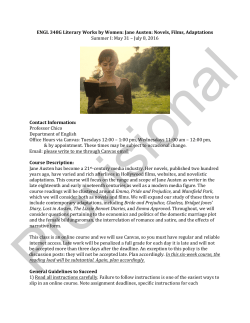 ENGL348G Summer 2016 - UMD English