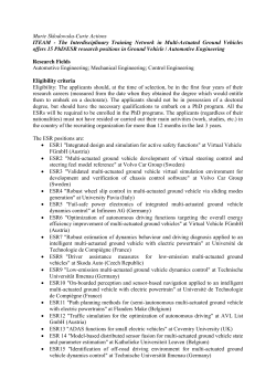 Marie Curie Positions