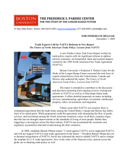 NAFTA press release FINAL