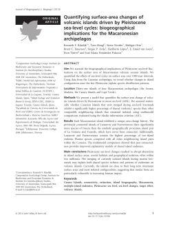 Quantifying surface-area changes of volcanic islands - IPNA-CSIC