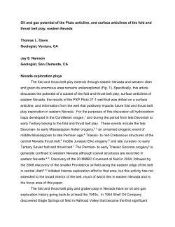 Oil and gas potential of the Pluto anticline, and surface