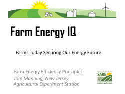 Farm Energy Efficiency Principles