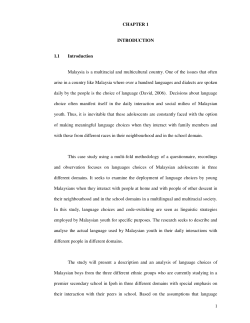 1 CHAPTER 1 INTRODUCTION 1.1 Introduction