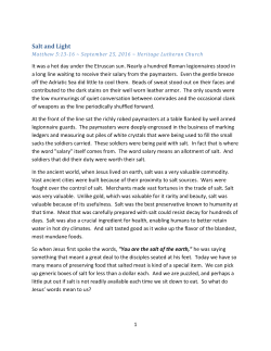 Salt and Light - Heritage Lutheran Church