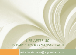 life after 50 - Yoga with Milan