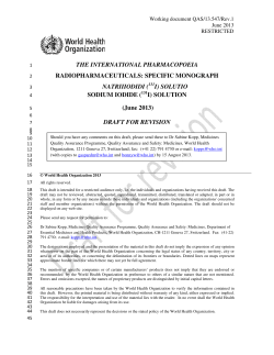 ( i) solution - World Health Organization