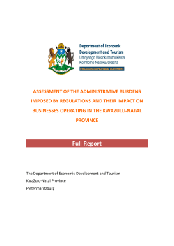 KZN Report_ Assessment of administrative