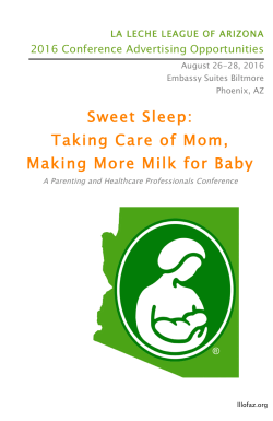 Taking Care of Mom, Making More Milk for Baby