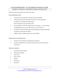 contemporary club restaurant guide