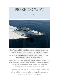 PERSHING 72 FT &ldquo;T 2&rdquo;