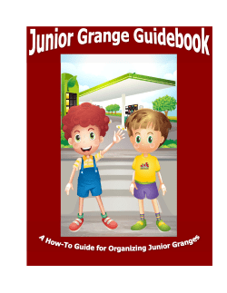 Junior Grange Guidebook - National Junior Grange