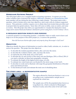 Data processing and preparation