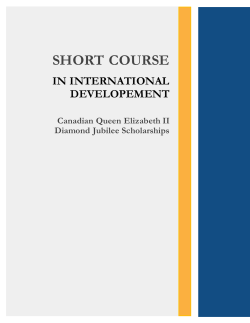 qes short course - Universities Canada