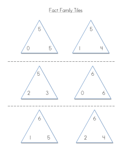 Fact Family Tiles