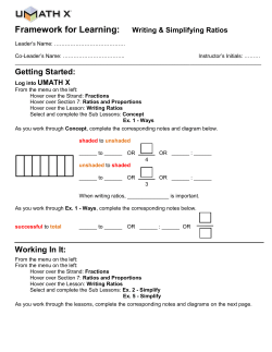 Getting Started: Working In It: