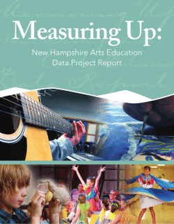 New Hampshire Arts Education Data Project Report