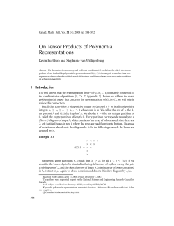 On Tensor Products of Polynomial Representations