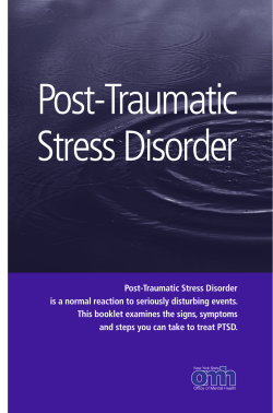 Post-Traumatic Stress Disorder