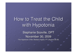 Hypotonia presentation - Triple