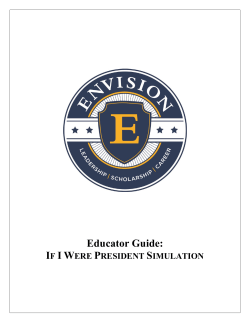 If I Were President Facilitation Guide